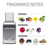 Ajmal Silver Shade  Citrus Woody Eau De Parfum &  Zeal  Aquatic Woody Eau De Parfum 100ml 3.4 Fl.oz. Each Pack Of 2  | For Men